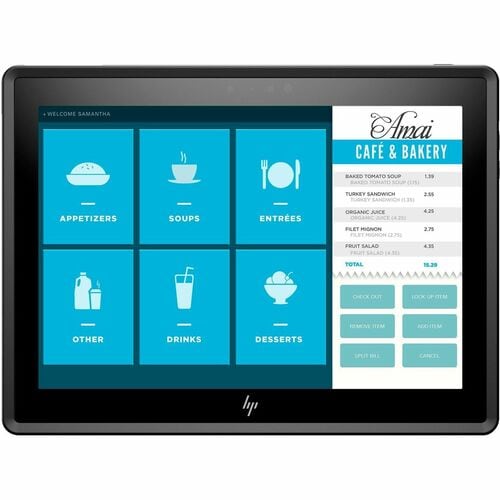 HP Engage Go Mobile POS Terminal - Core i3 i3-1110G4 3,90 GHz - 4 GB LPDDR4X 256 GB PCIe NVMe - 25,4 cm (10 Zoll) Touchscr