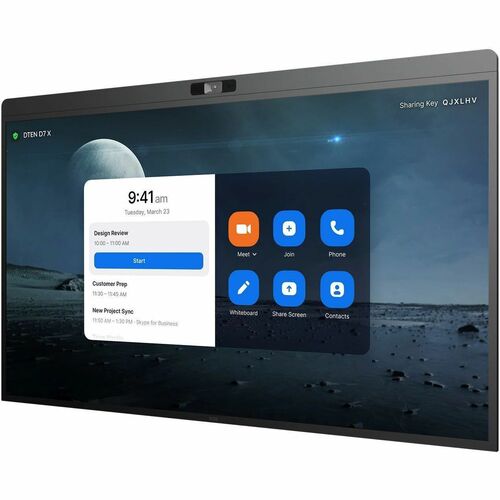D7X 55-WINDOWS 3rd Generation Interactive LED 55in Capacitive Touch Screen 4K Camera 15-Microphone Array & Speakers (Windo