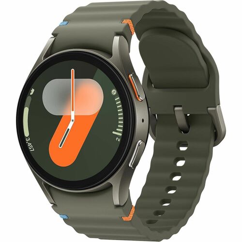 Samsung Galaxy Watch7 SM-L300 Smart Watch - Unisex - Green Body Color - Black Case Color - Green Band Color - Aluminium Bo