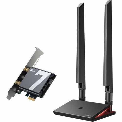 TP-Link Archer TBE550E BE9300 Triband Wi-Fi/Bluetooth-Kombi-Adapter - IEEE 802.11be - PCI Express - 9,11 Gbit/s - 2,40 GHz