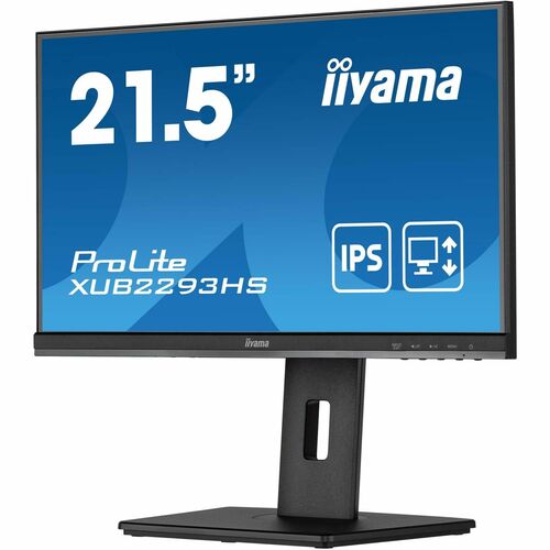 Moniteur LED iiyama ProLite XUB2293HS-B3 22" Class Full HD - 16:9 - Noir mat - 54,6 cm (21,5") Viewable - Technologie IPS 