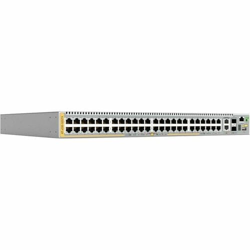 Allied Telesis CentreCOM x330 x330-52GTX 50 Ports Manageable Layer 3 Switch - Gigabit Ethernet, 2.5 Gigabit Ethernet, 5 Gi
