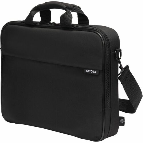Dicota Top Traveller ONE Carrying Case for 35.6 cm (14") to 40.6 cm (16") Notebook - Black - Polyethylene Terephthalate (P