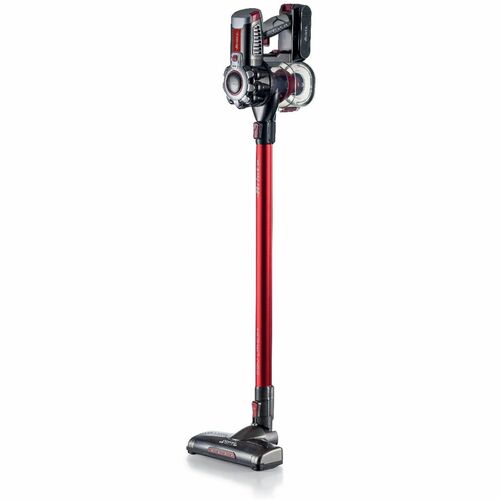 Aspirapolvere con bastone Ariete 2757 senza filo - Rosso - 1 L Capacità serbatoio acqua - Pennello, Ugello per fessure - T
