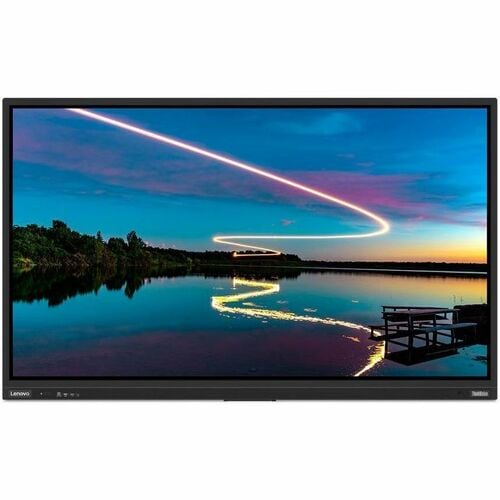 Lenovo ThinkVision T86 218.4 cm (86") 4K UHD LCD Collaboration Display - ARM Cortex A73 - 4 GB - Infrared (IrDA) - Touchsc