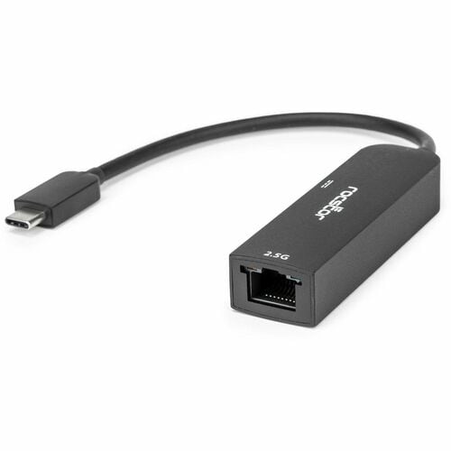 Rocstor Premium USB-C to 2.5 Gb Ethernet with USB-C 100W Power Delivery PD 3.0 Adapter - 1x USB Type C - Male - 1 x RJ-45 