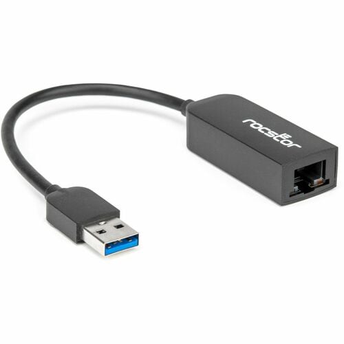 Rocstor Premium USB-A to 2.5G Ethernet Adapter - 1 x USB Type A - Male - 1 x RJ-45 Network - Female - Black - 1