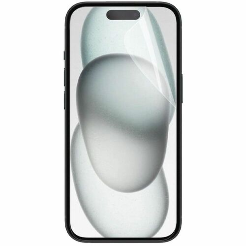 MOBILIS 5H Displayschutz für Apple iPhone 15, iPhone 15 Pro - Glasklar - für OLED iPhone 15, iPhone 15 Pro - Antimikrobiel