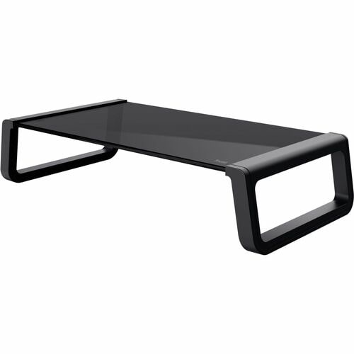 Trust Monta Monitor Stand - 10 kg Load Capacity - 9.8 cm Height x 41.5 cm Width x 22.5 cm Depth - Desk, Table - Tempered G
