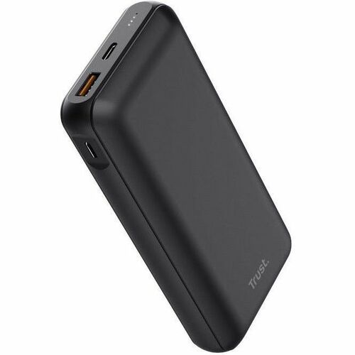 Trust Redoh Power Bank - Black - For Smartphone, Tablet PC, iPad - Lithium Ion (Li-Ion) Polymer - 20000 mAh - 18 A - 3.7 V