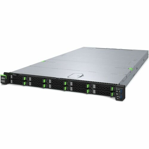 Fujitsu PRIMERGY RX1440 M2 1U Rack Servidor - 1 x AMD EPYC 9124 3 GHz - 32 GB RAM - 24Gb/s SAS, Serial ATA Controlador - A