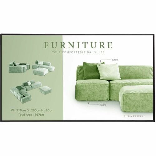 Pantalla LG Signage 43INC      4k 500 Nits 24/7 Hrs