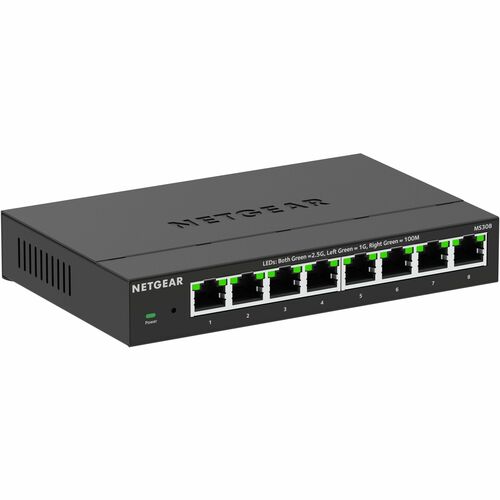 Netgear MS308 8 Anschlüsse Ethernet-Switch - Gigabit-Ethernet - 2.5GBase-T - 6,70 W Stromverbrauch - Verdrilltes Doppelkab