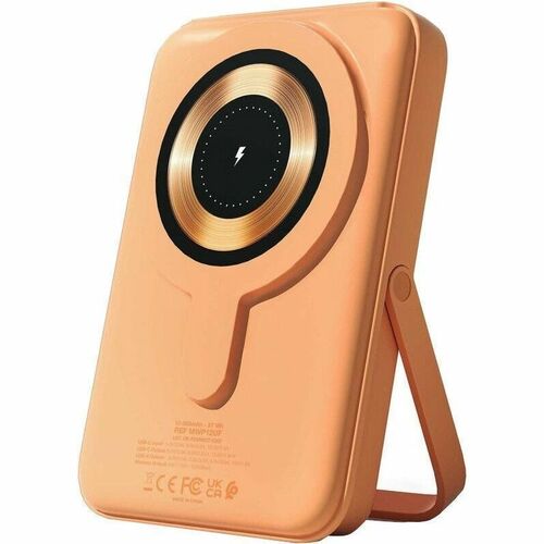 Urban Factory Magnee Power Bank - Apricot Ice - For iPhone - 10000 mAh - 15 W - 4.50 A, 3 A - USB Type-C Connector - 2 x U