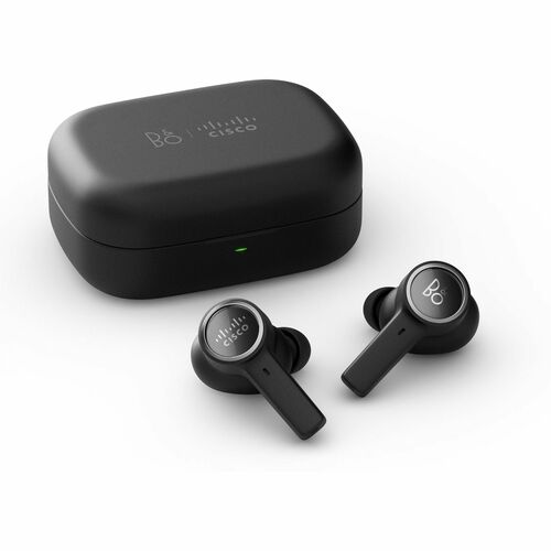 Cisco 950 True Wireless Earbud, On-ear Stereo Earset - Black Anthracite - Microsoft Teams Certification - Binaural - In-ea