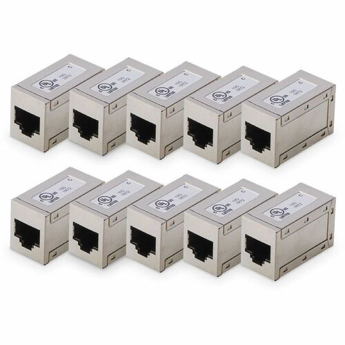 Digitus Netzwerkadapter - 10 Stück - Nickel, Golden Kontakt