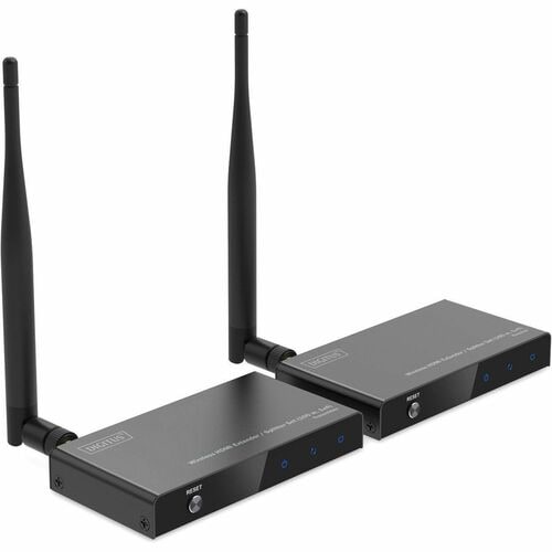 Digitus Video-Extender-Transmitter/Receiver - Kabel/Kabellos - 4 Ausgabegerät - 100 m Reichweite - 1 x HDMI Ein - 2 x HDMI