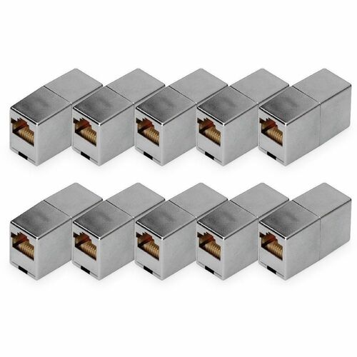Digitus Netzwerkadapter - 10 Stück - Nickel, Golden Kontakt