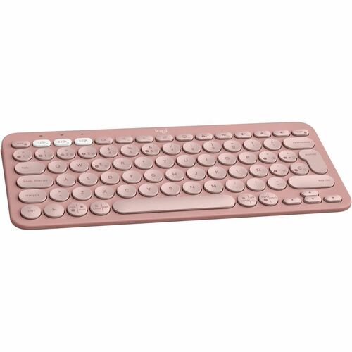 Logitech Pebble Keys 2 K380s Keyboard - Wireless Connectivity - Bluetooth - 32.81 ft - USB Interface - Desktop, Search, Ba