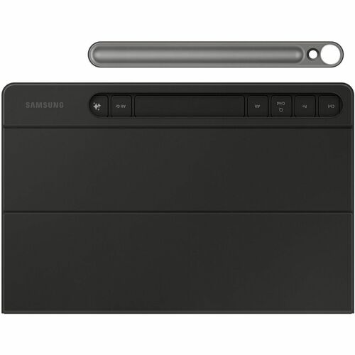 Housse/Clavier Samsung - Porte-livres Style Samsung Galaxy Tab S9, Galaxy Tab S9 FE Tablette - Noir