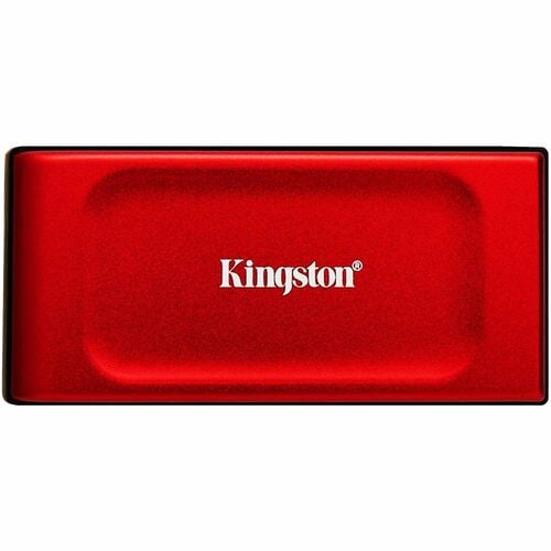 Unità stato solido Portatili Kingston XS1000 - Esterno - 1 TB - Rosso - USB 3.2 (Gen 2) - 1050 MB/s Velocità massima trasf