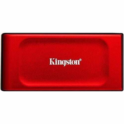 Kingston XS1000 1 TB Portable Solid State Drive - External - Red - USB 3.2 (Gen 2) - 1050 MB/s Maximum Read Transfer Rate