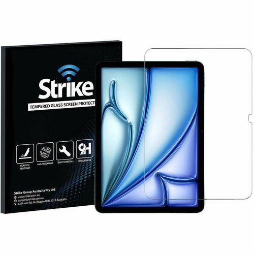 Strike Tempered Glass Screen Protector for Apple iPad Air 11 (2024) Transparency - For 27.9 cm (11") LCD iPad Air 11 (2024