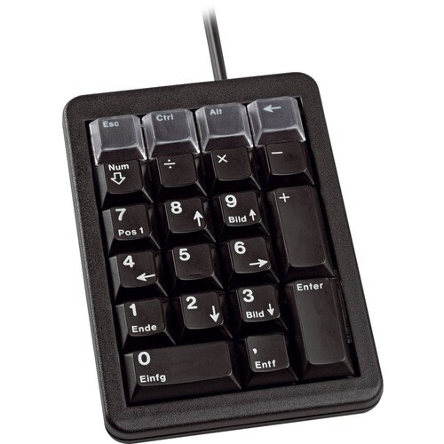 CHERRY G84-4700 Teclado numérico - Cabo Conectividade - USB Interface - Francês - Preto - Mecânica Interruptor de chave - 