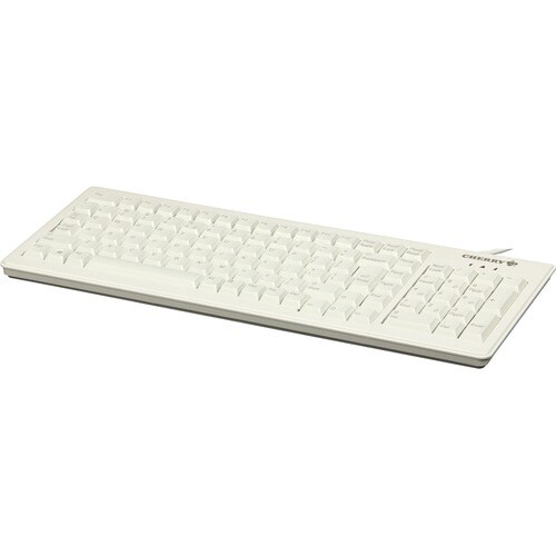 CHERRY G84-5200 Teclado - Cabo Conectividade - USB, PS/2 Interface - Suíça - Cinza claro - ML Interruptor de chave - 104 K