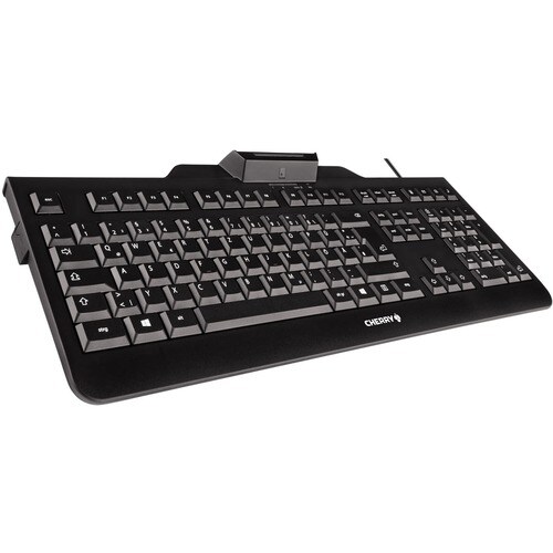 CHERRY KC 1000 SC Teclado - Cabo Conectividade - USB Interface - Francês - QWERTZ Layout - Preto - Mecânica Interruptor de