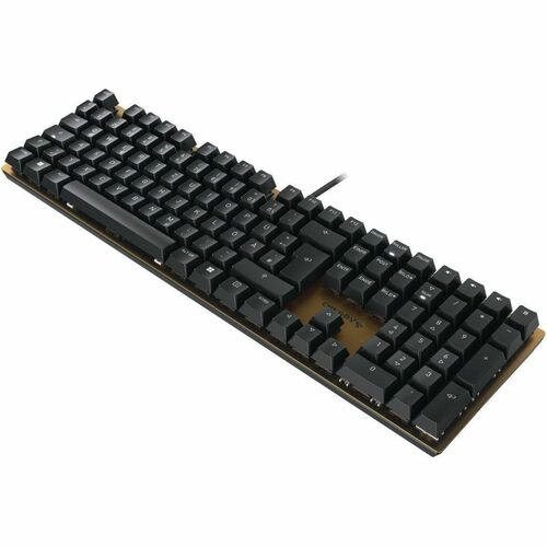 CHERRY KC 200 MX Teclado - Cabo Conectividade - USB tipo A Interface - Alemão - QWERTZ Layout - Preto, Bronze - Mecânica/M