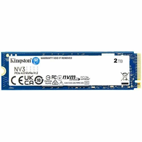 NV3 PCle 4.0 NVMe Internal SSD - 2000GB (2TB) Data Storage - Notebook, Desktop PC Device Supported - 640 TB TBW - 1 Each