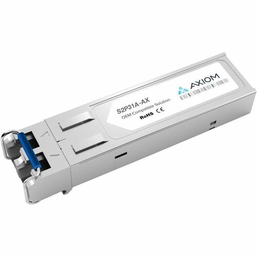 Axiom Aruba S2P31A-AX SFP+ Module - For Data Networking, Optical Network - 1 x LC 10GBase-LR Network - Optical Fiber - Sin