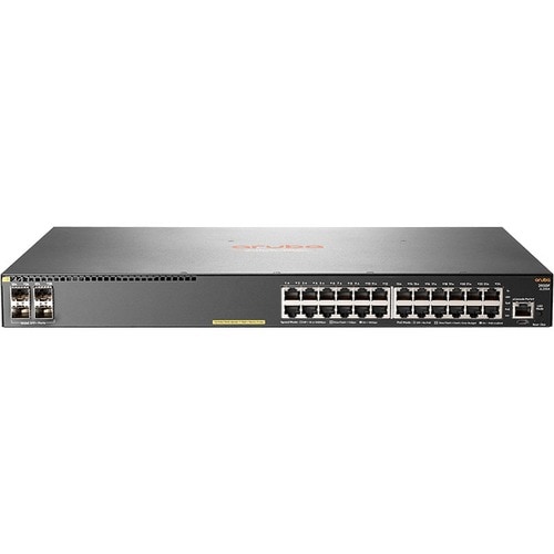 HPE 2930F 24G PoE+ 4SFP+ Switch - 24 Ports - Manageable - Gigabit Ethernet, 10 Gigabit Ethernet - 1000Base-T, 10GBase-X - 