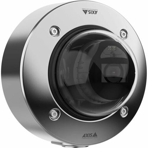 AXIS P3268-SLVE 8 Megapixel Outdoor 4K Network Camera - Colour - Dome - TAA Compliant - 40 m Infrared Night Vision - H.264