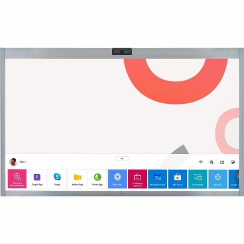 LG 55'' One:Quick Works All-in-One Zoom Certified Video Conferencing Display - 55" LCD - 8 GB - In-cell Touch - Touchscree