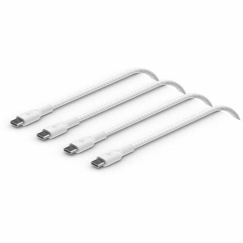 Belkin USB-C to USB-C Braided 6.6 Feet (2 Meter) Fast charging Type C Cable, for iPhone 15 Series and other USB-C Devices,
