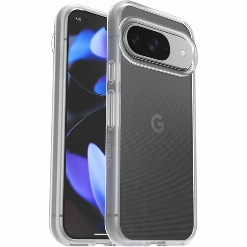 OtterBox React Case for Google Pixel 9, Pixel 9 Pro Smartphone - Clear - Retail - Drop Resistant, Scrape Resistant - Plast