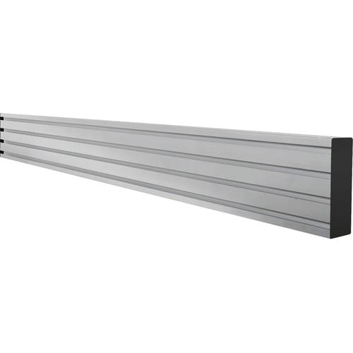 B-Tech System X Mounting Rail for Mounting Collar, Mounting Bracket, Mounting Column, Video Wall, Menu Board - Silver - Al