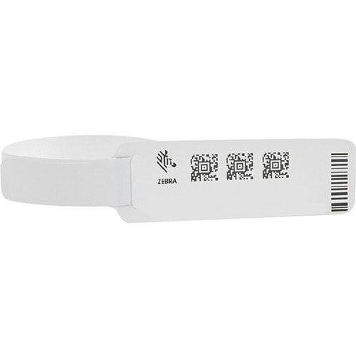 Wristband PolyPro/PET 3 x 11in 76x279mm DT Z-Band Fusion Adhesive Closure Infant w/ Label 200/roll 5 rolls/case 5in OD