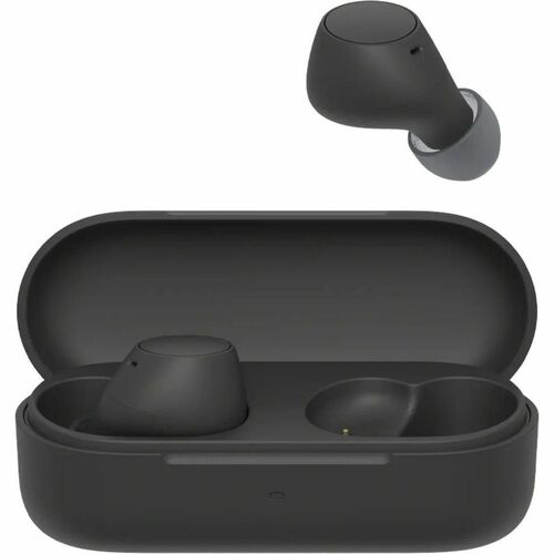 Sony WFC510B True Wireless Earbud Stereo Earset - Black - Siri, Google Assistant - Binaural - In-ear - Bluetooth