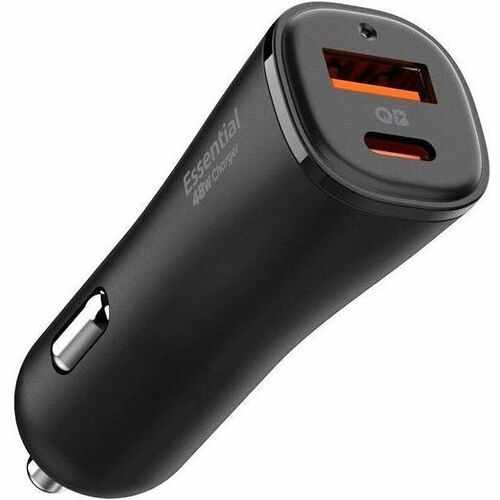 Spigen ArcStation Essential EV482 48 W Auto Adapter - 1 Pack - Universal Adapter - 1 USB - 1 USB Type-C - For Mobile Devic