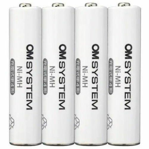 OM Digital Solutions BR404 Battery - For Voice Recorder - Battery Rechargeable - AAA - 4 Pack