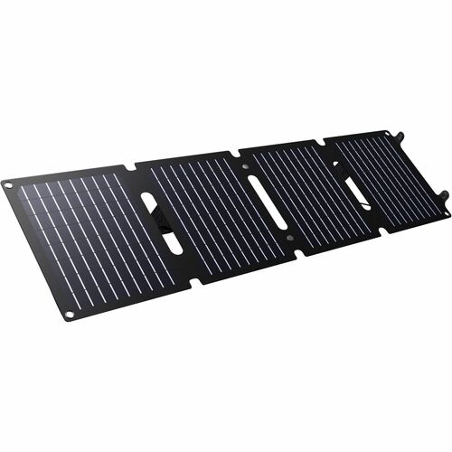 Trust Solarpanel - 26,10 cm (10,28 Zoll) Höhe x 100 cm (39,37 Zoll) Breite x 1,50 cm (0,59 Zoll) Tiefe - Schwarz