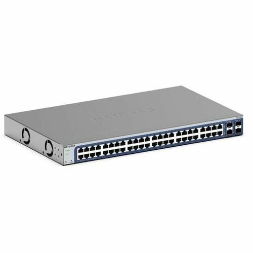 Netgear Gigabit Smart Switch - 50 Ports - Gigabit Ethernet - 10/100/1000Base-T, 1000Base-X - 3 Layer Supported - 4 SFP Slo