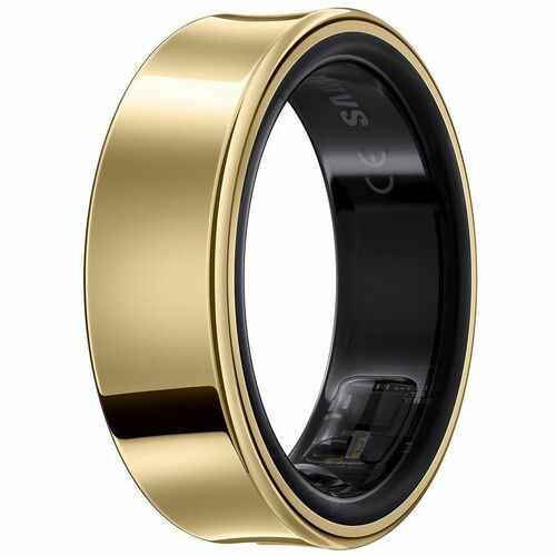 Samsung Galaxy Ring, Size 5, Titanium Gold - Finger - Accelerometer, PPG Sensor, Temperature Sensor, Heart Rate Monitor - 