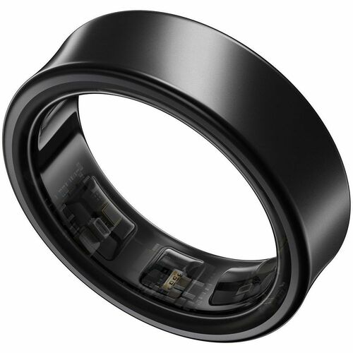 Samsung Galaxy Ring, Size 5, Titanium Black - Android - Accelerometer, PPG Sensor, Temperature Sensor, Heart Rate Monitor 