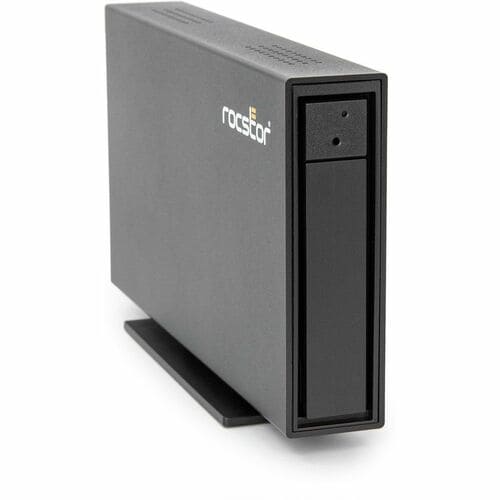 Rocstor Rocpro D91 20 TB Desktop Hard Drive - External - Black - TAA Compliant - USB 3.1 Type C - 7200rpm - Hot Swappable 