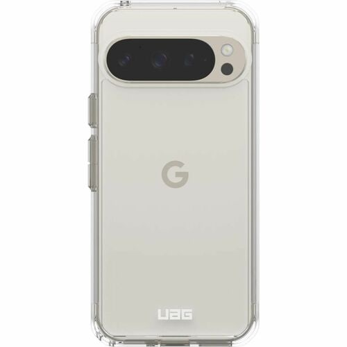 Urban Armor Gear Plyo Rugged Case for Google Pixel 9, Pixel 9 Pro Smartphone - Ice - Crystal Clear - Impact Resistant, Sho