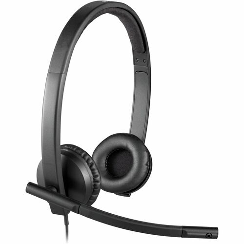Logitech Wired Stereo Headset - Black - Microsoft Teams Certification - Binaural - USB Type C